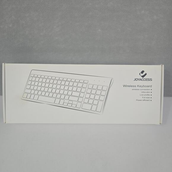 JoyAccess Slim Wireless JKB2B Keyboard & Mouse Combo - Aqua w/White Keys - Picture 15 of 16